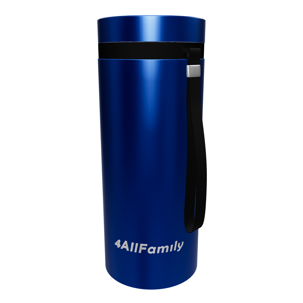 4AllFamily Italia - Voyager - Frigorifero Portatile Per Insulina e Farmaci - Blu 
-  Vista 3D