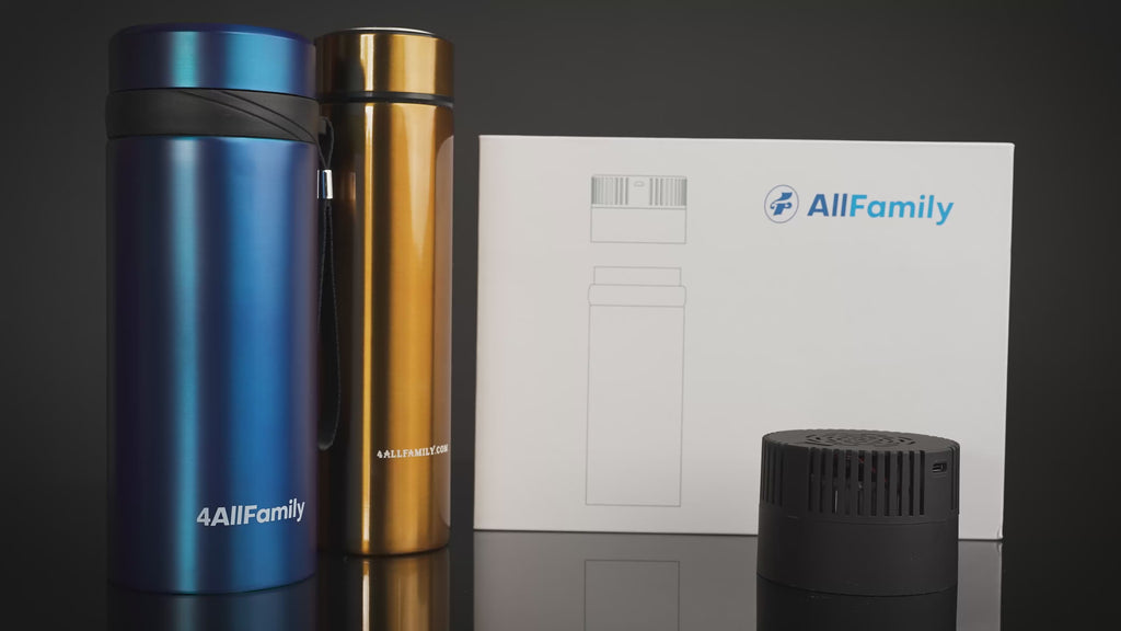 4AllFamily Italia - Nomad - Borsa Frigo per Insulina - Contenitori refrigerati per medicinali - Colore Oro - Video del prodotto 4
